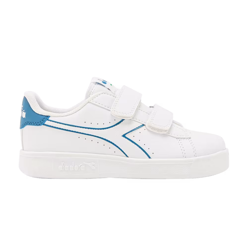 Diadora Game P Little Kid White Blue Vallarta