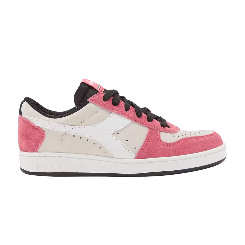 Diadora Women's Magic Basket Low Suede Tea Rose