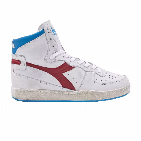 Diadora Mi Basket Used 'White Red Bonnie Blue'