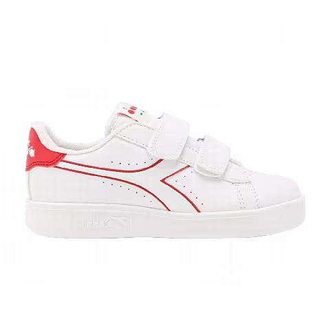 Diadora Game P Little Kid 'White Bittersweet Red'