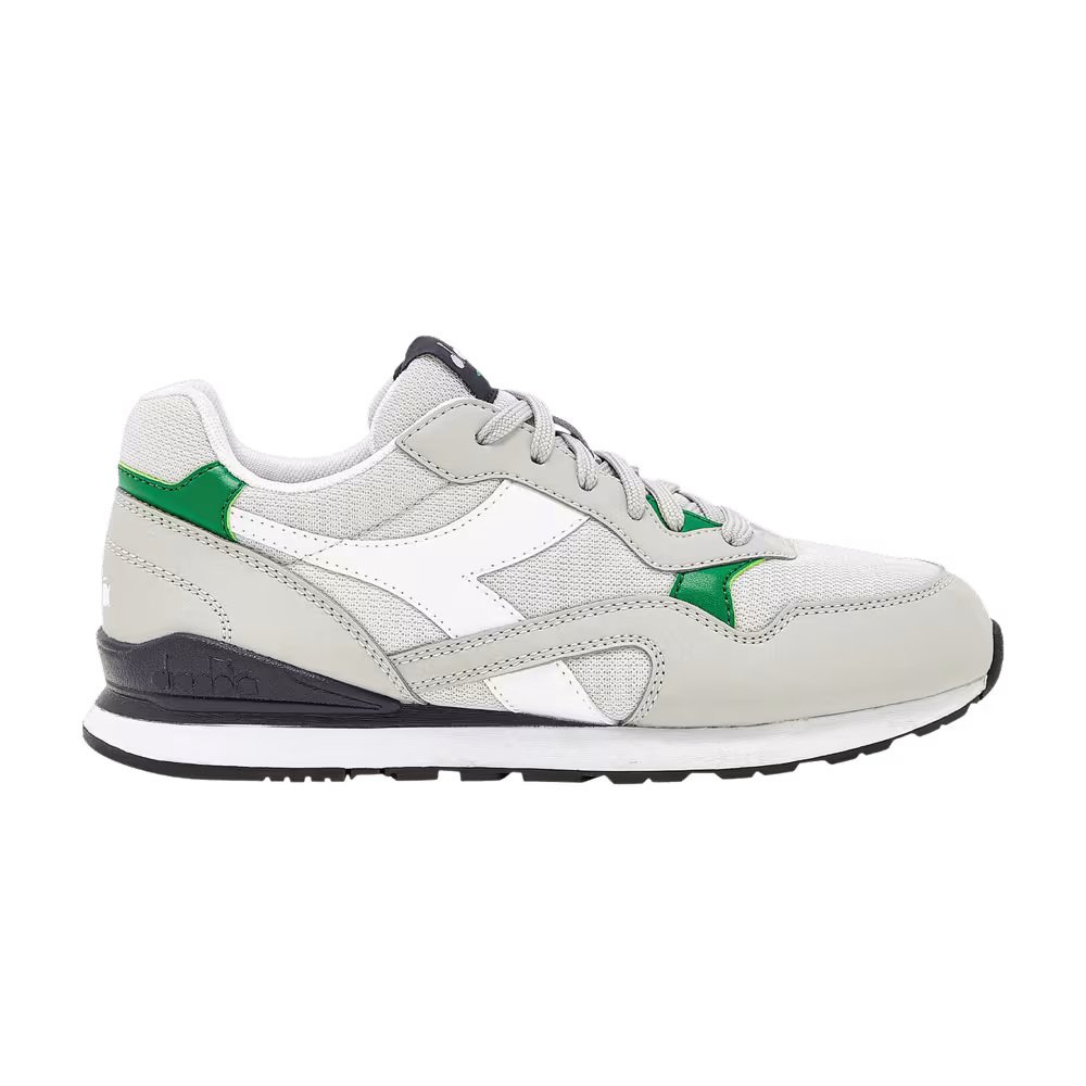 Diadora N.92 Big Kid White Peacoat Green