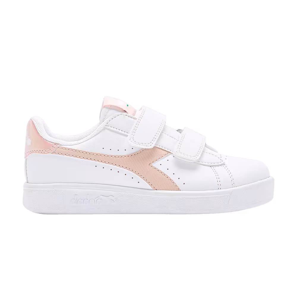 Diadora Game P Little Kid White Peach Whip