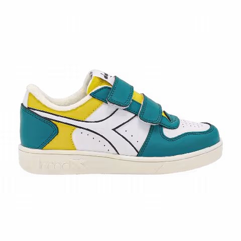 Diadora Magic Basket Low Little Kid 'Deep Lake Passion Fruit'