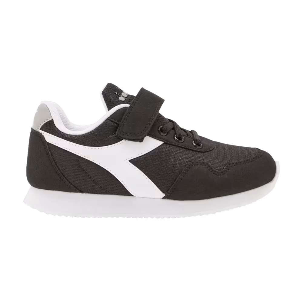 Diadora Simple Run Little Kid Black White