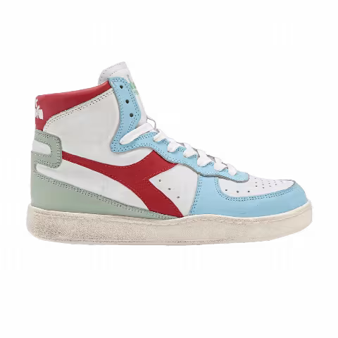 Diadora Mi Basket Used 'Aquamarine Red'