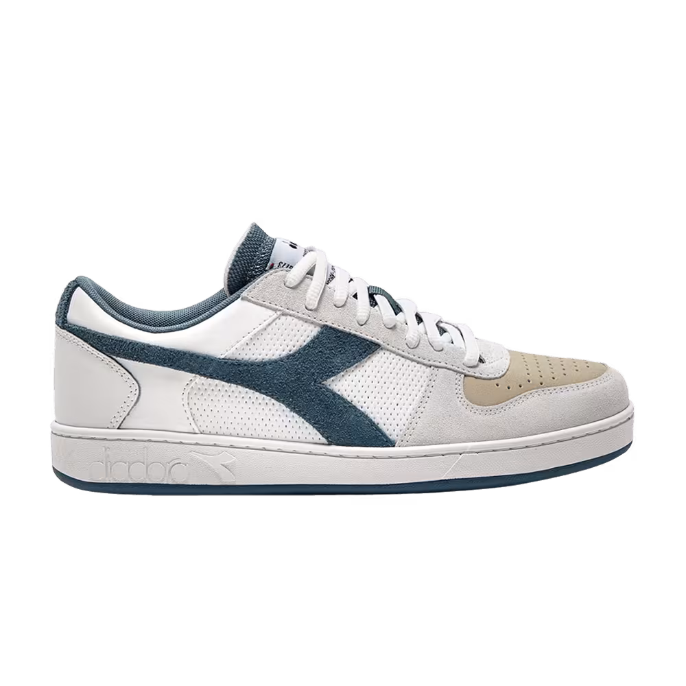 Diadora Magic Basket Low Neat White Stormy Weather