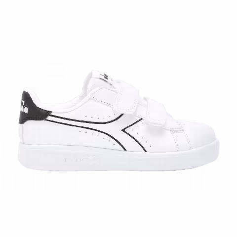 Diadora Game P Little Kid 'White Black'