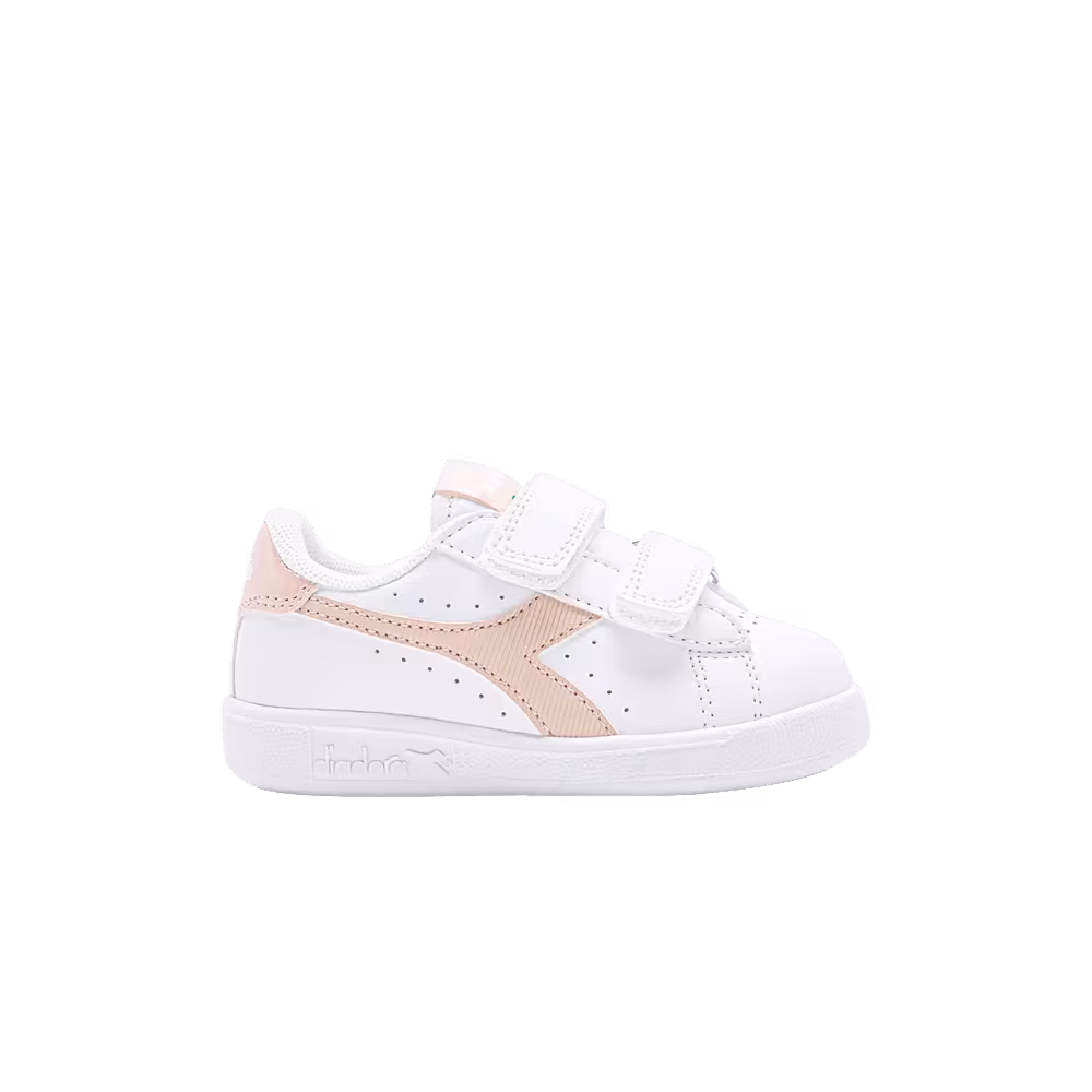 Diadora Game P Toddler White Peach Whip