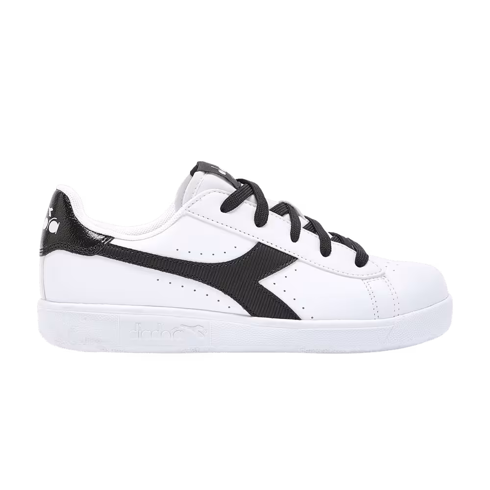 Diadora Game P Big Kid White Black
