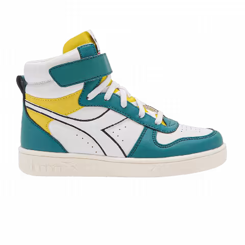 Diadora Magic Basket Mid Little Kid 'Deep Lake Passion Fruit'