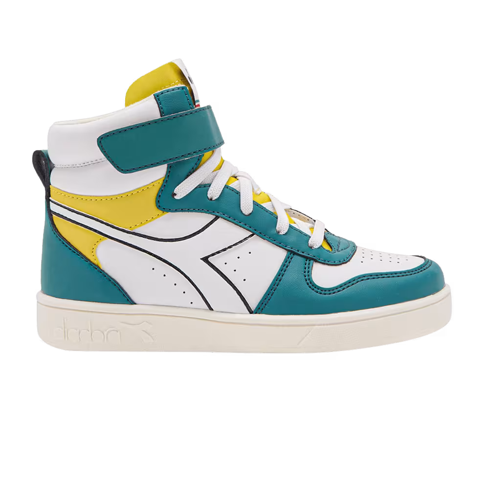 Diadora Magic Basket Mid Little Kid Deep Lake Passion Fruit
