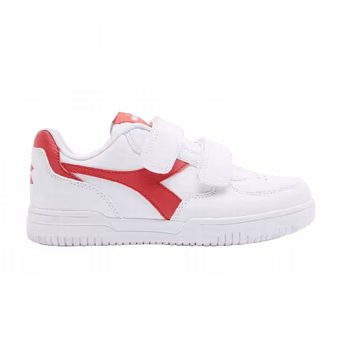 Diadora Raptor Low Little Kid 'White Aurora Red'