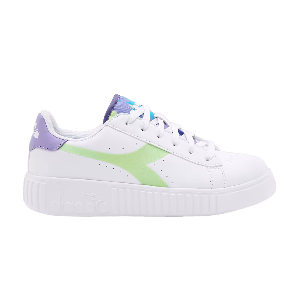 Diadora Game Step Wonderland Big Kid White Glysine