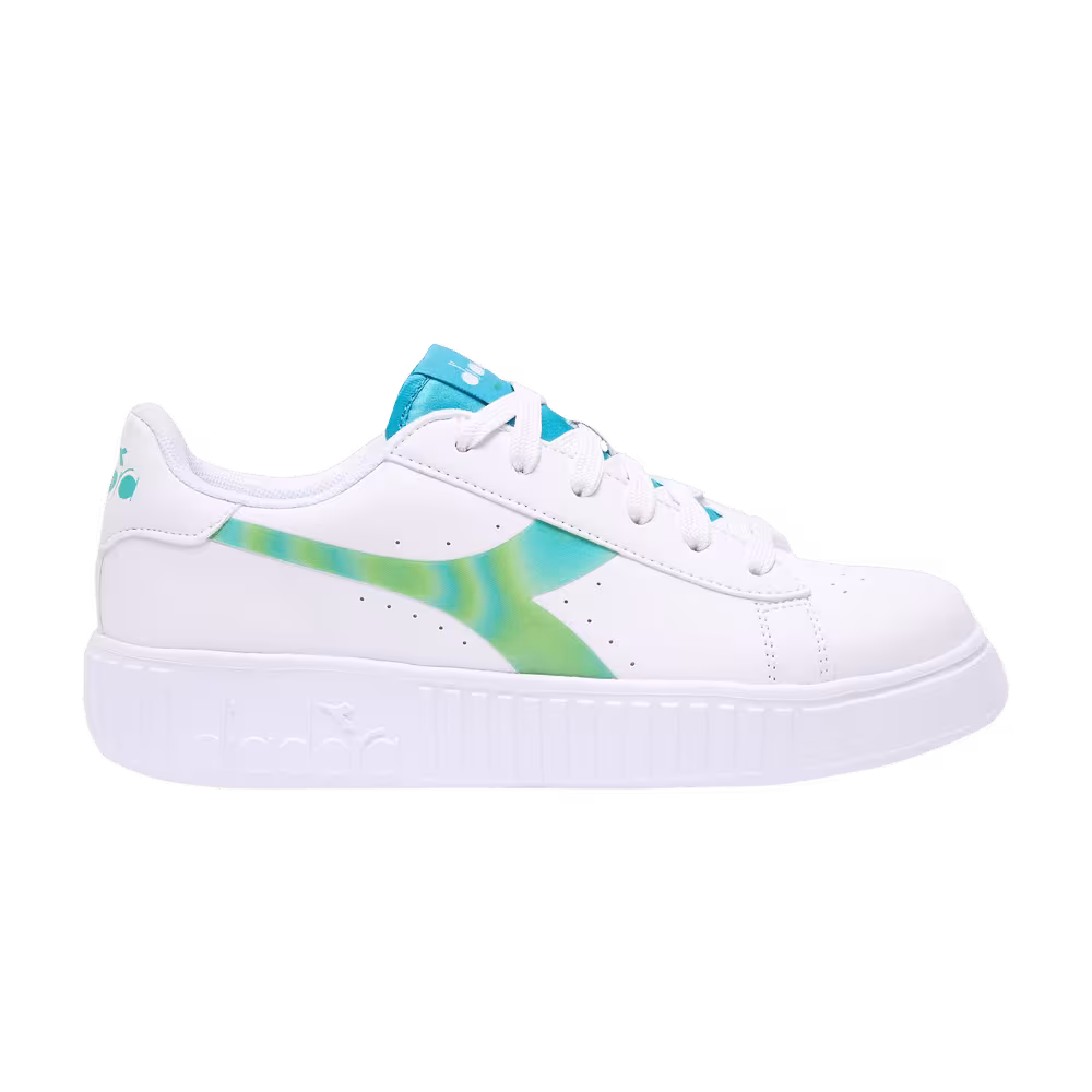 Diadora Game Step Kaleido Big Kid White Baltic