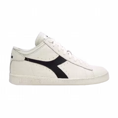 Diadora Game L Waxed Row Cut 'White Black'