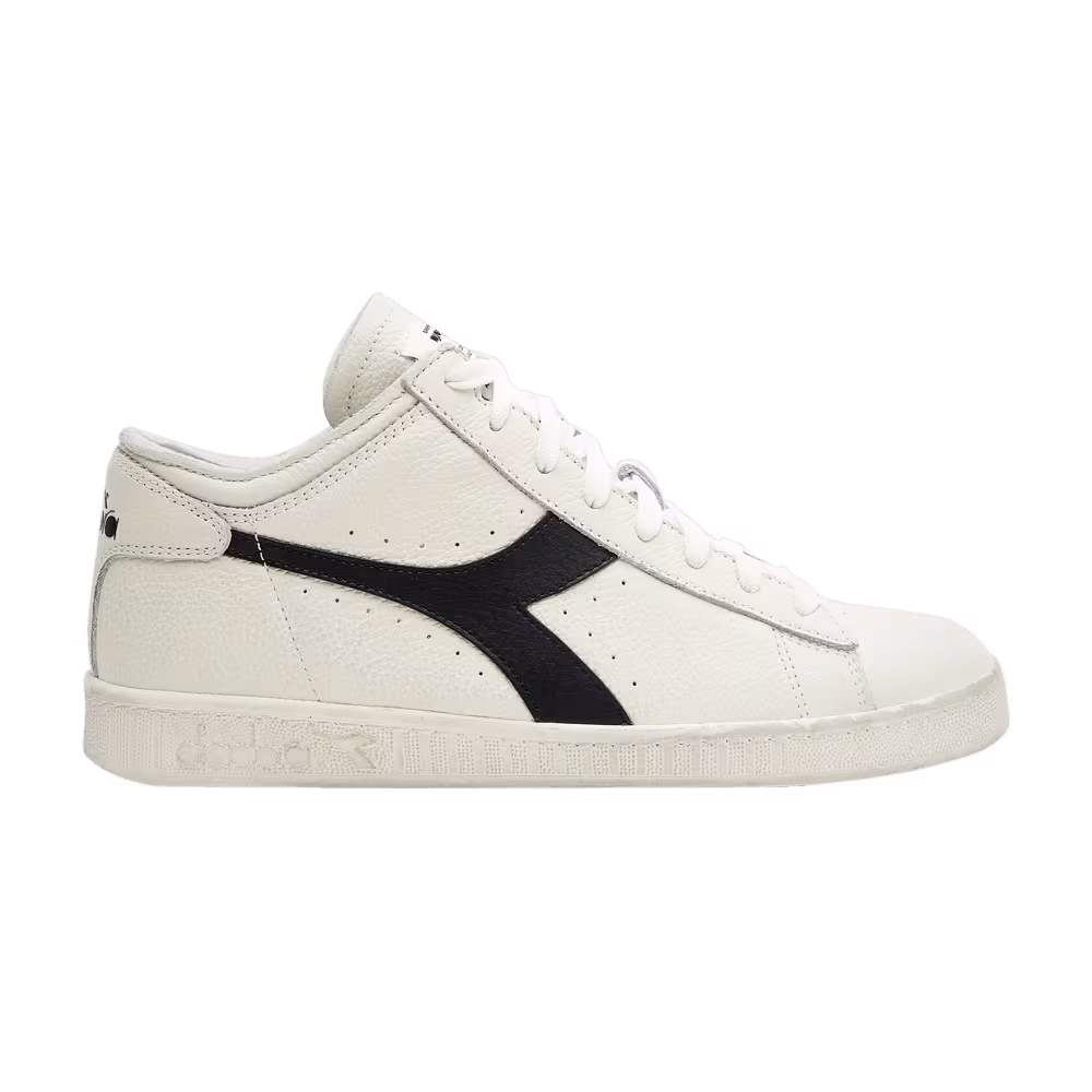 Diadora Game L Waxed Row Cut White Black