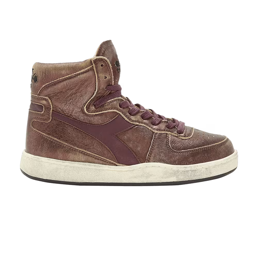 Diadora Mi Basket Metal Used Violet Fig