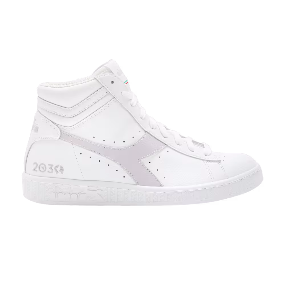 Diadora Game L High 2030 White Lilac Marble