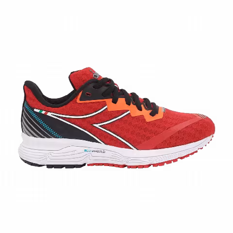 Diadora Mythos Blushield Volo 2 Y Kids 'Fiery Red Vermillion Orange'