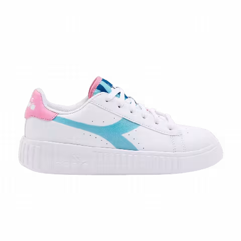 Diadora Game Step Wonderland Big Kid 'White Fuchsia Pink'