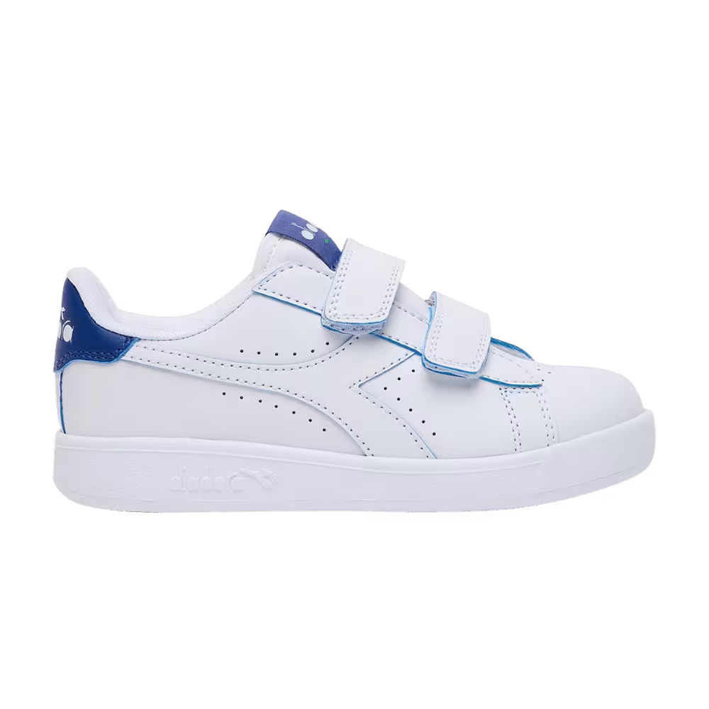Diadora Game P Smash Little Kid White Blue