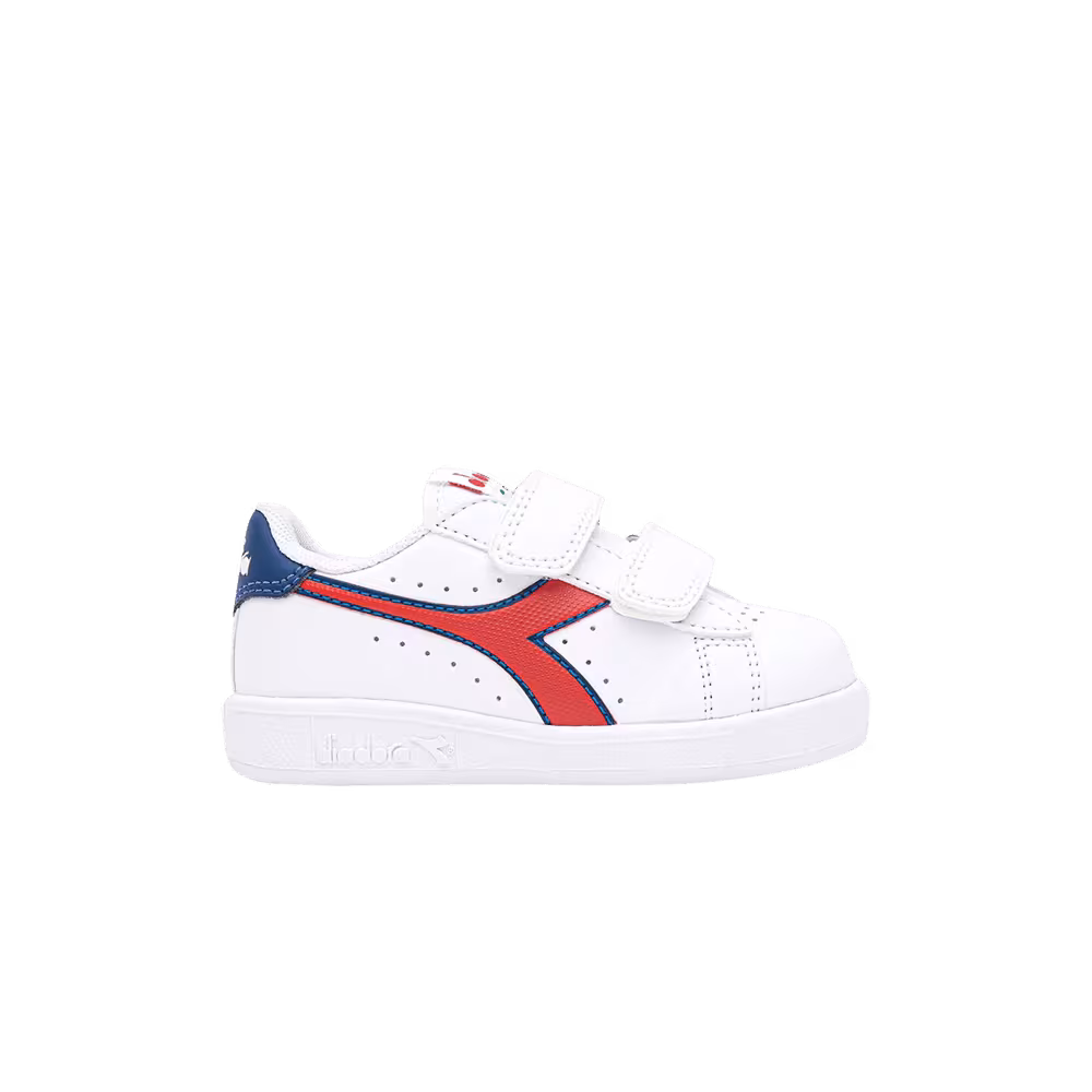 Diadora Game P Toddler White Aurora Red
