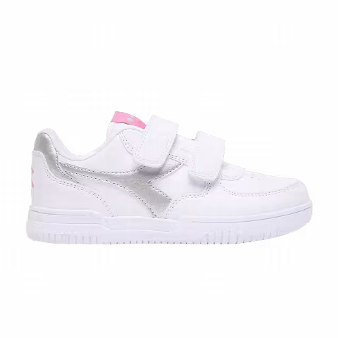 Diadora Raptor Low Little Kid 'White Silver'