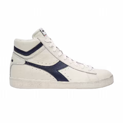 Diadora Game L High Waxed 'White Blue Caspian Sea'