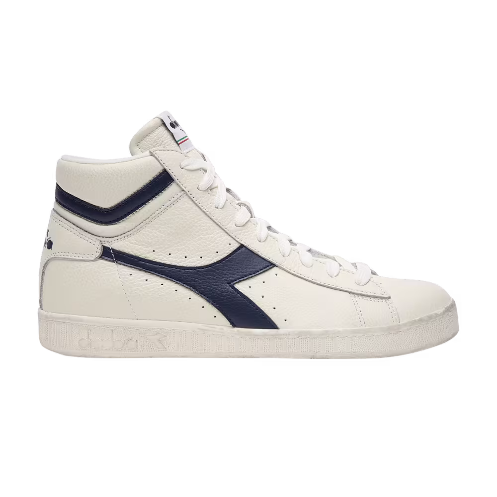 Diadora Game L High Waxed White Blue Caspian Sea