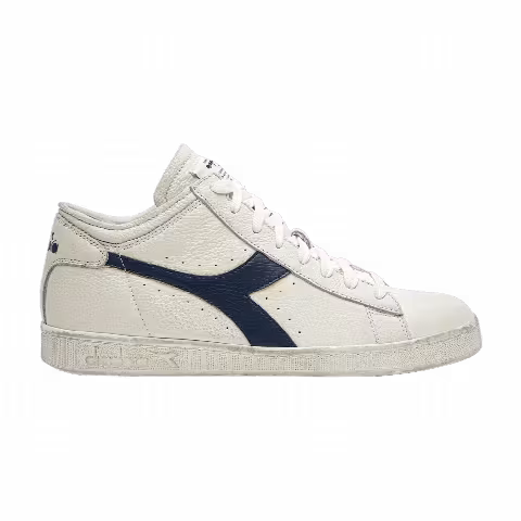 Diadora Game L Waxed Row Cut 'White Blue Caspian Sea'