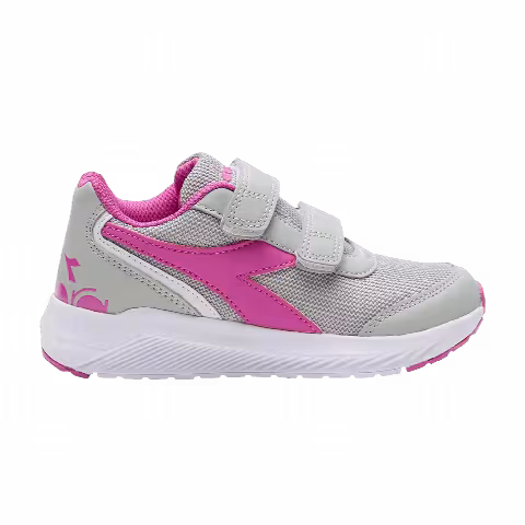 Diadora Falcon V Kids 'Silver DD Magenta'