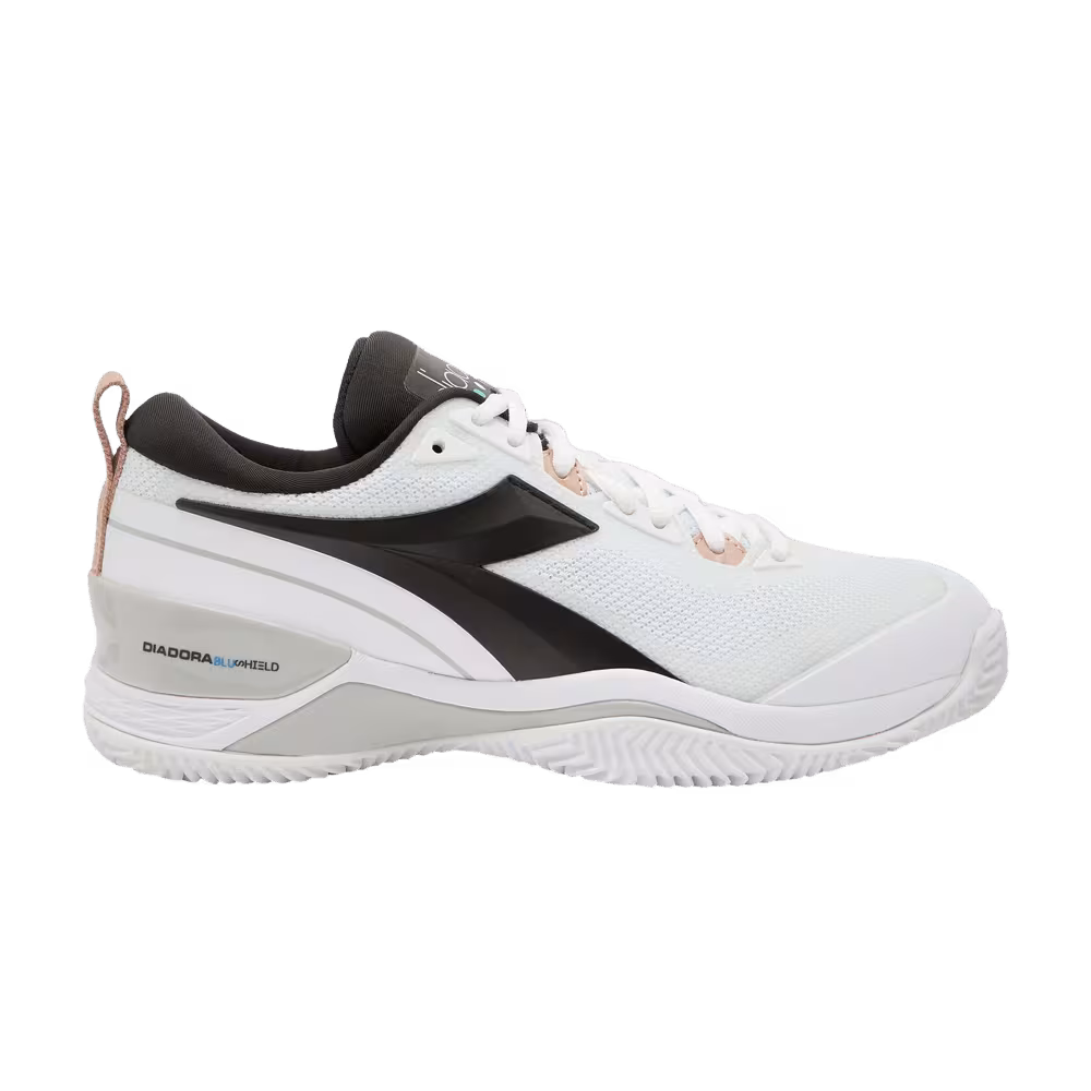 Diadora Women's Speed Blushield 5 Clay White Black