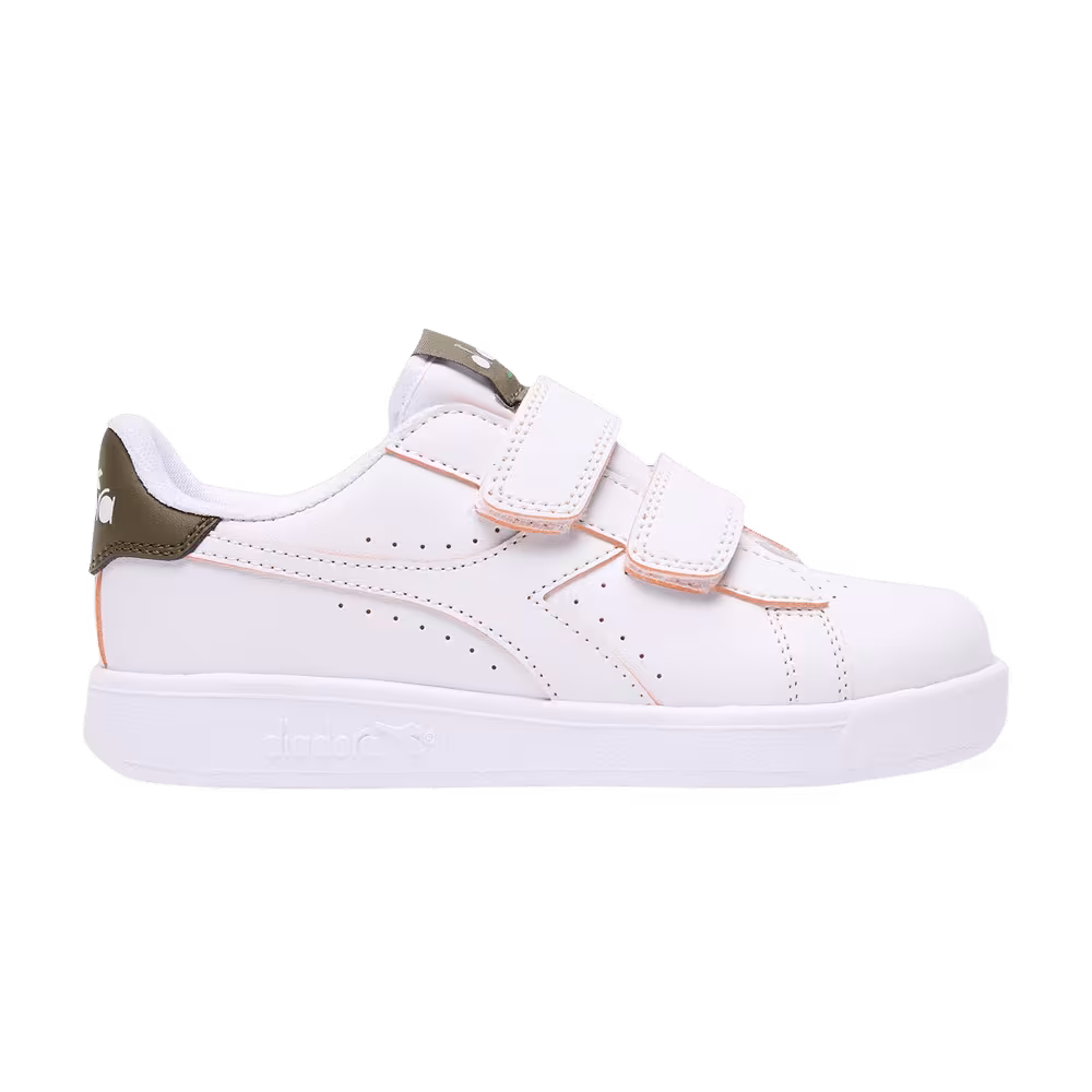 Diadora Game P Smash Little Kid White Beech