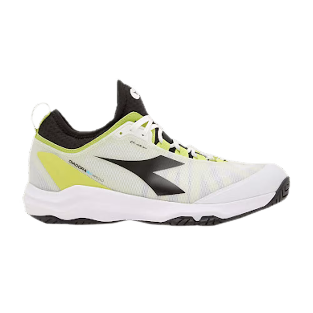 Diadora Speed Blushield Fly 3+ AG White Lime Green