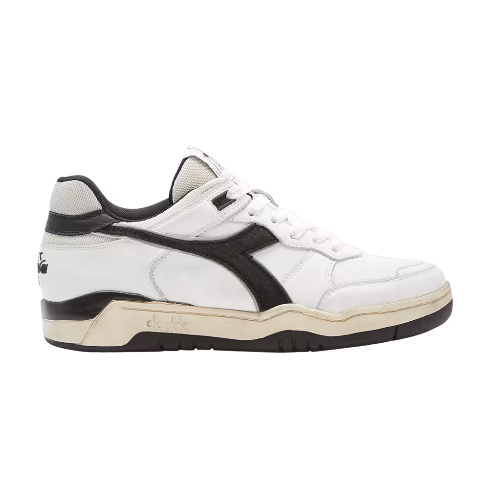 Diadora B.560 Made in Italy Used Italia - White Black