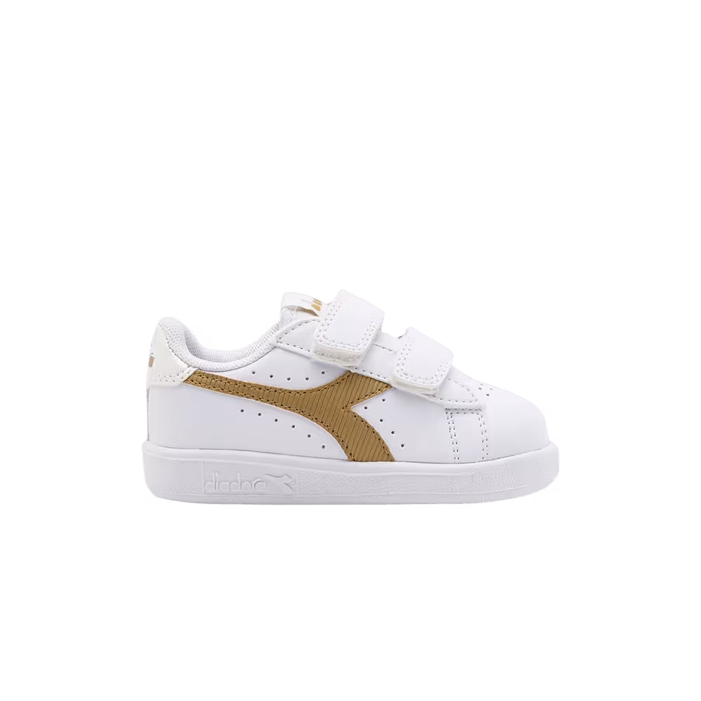 Diadora Game P Toddler White Gold