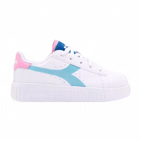 Diadora Game Step Wonderland Little Kid 'White Fuchsia Pink'