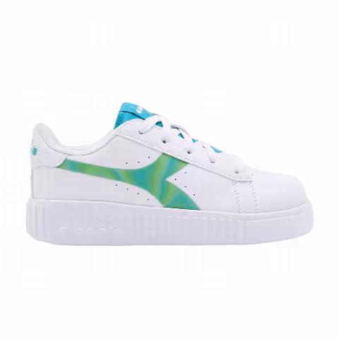 Diadora Game Step Kaleido Little Kid 'White Baltic'