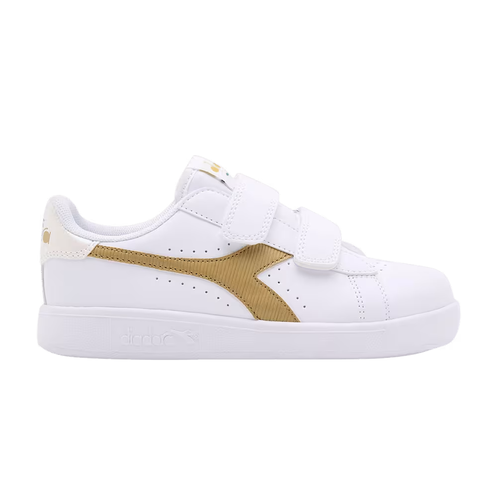Diadora Game P Little Kid White Gold