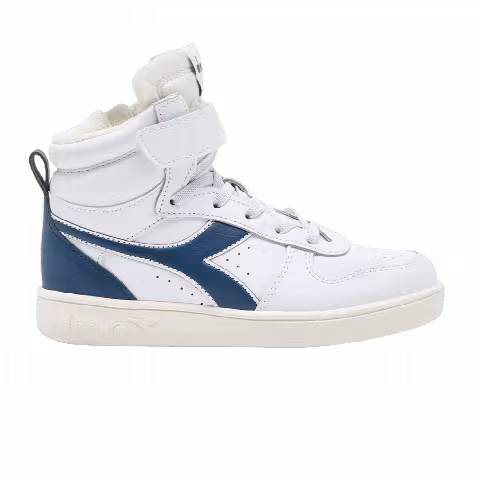 Diadora Magic Basket Mid Little Kid 'White Poseidon'