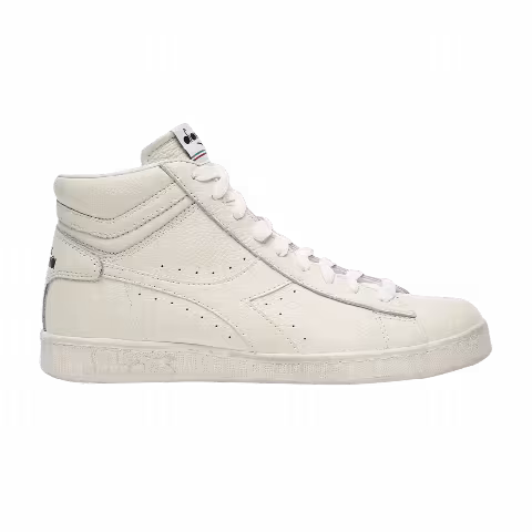 Diadora Game L High Waxed 'Triple White'
