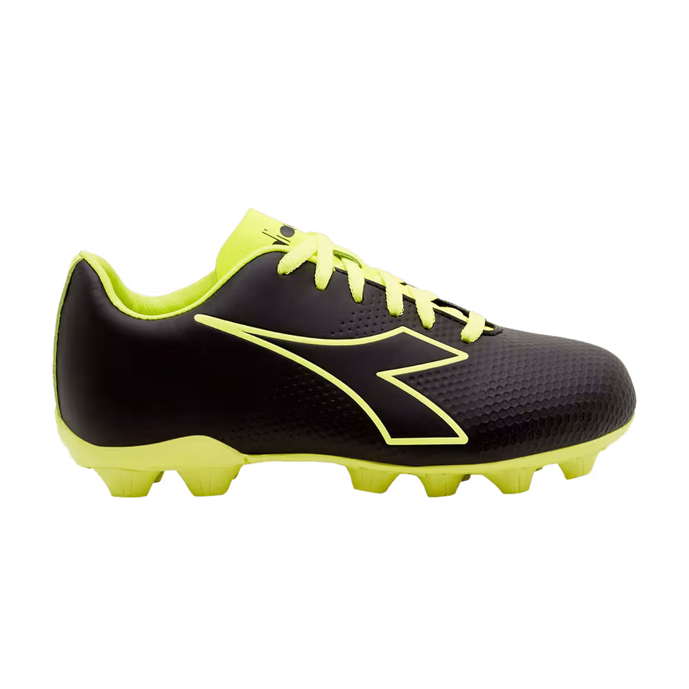 Diadora Pichichi 4 MD Kids Black Fluo Yellow