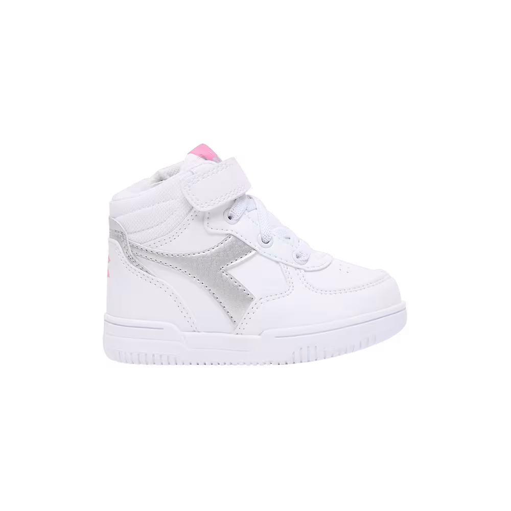 Diadora Raptor Mid Toddler White Silver
