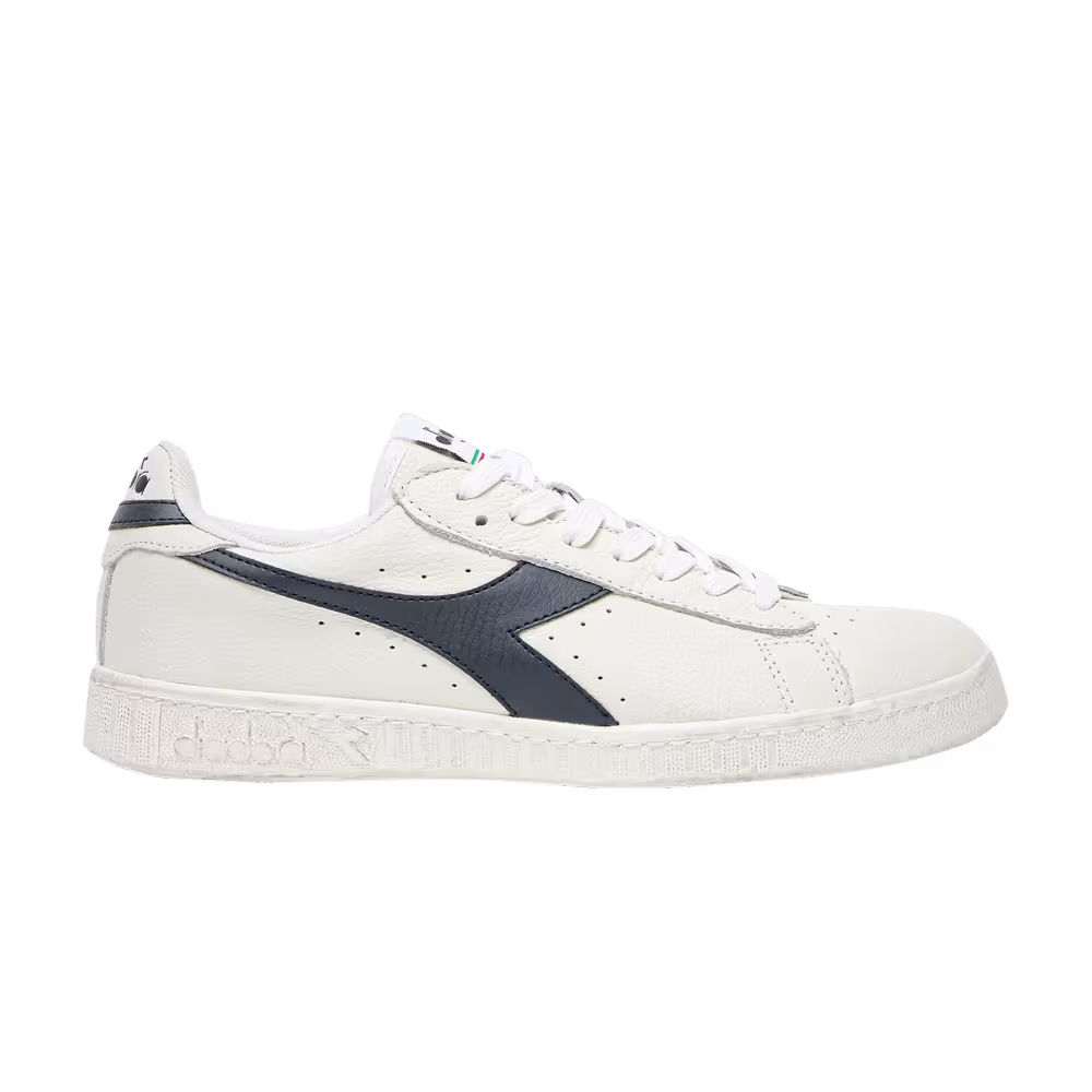 Diadora Game L Low Waxed White Blue Caspian Sea