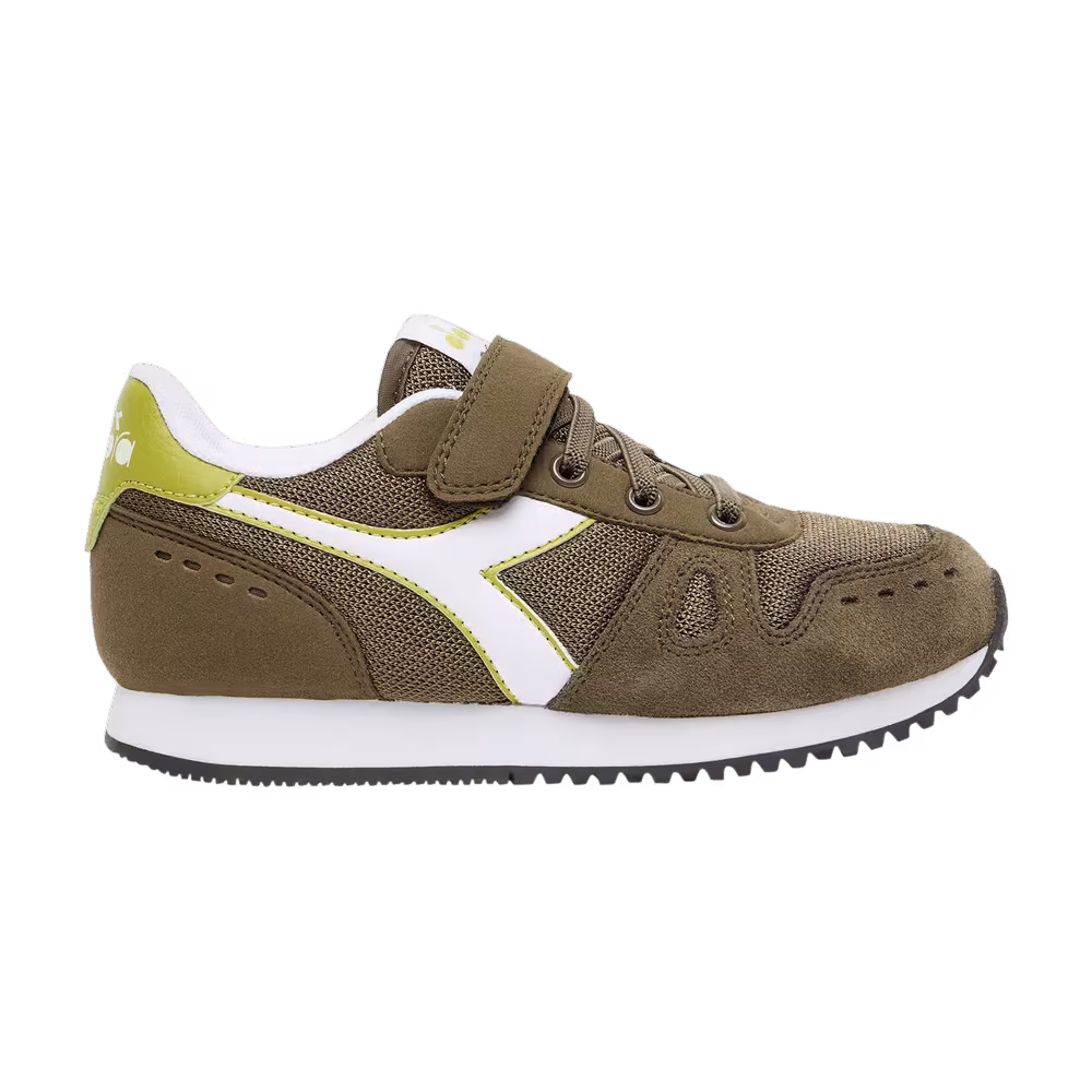 Diadora Simple Run Little Kid Olive Green
