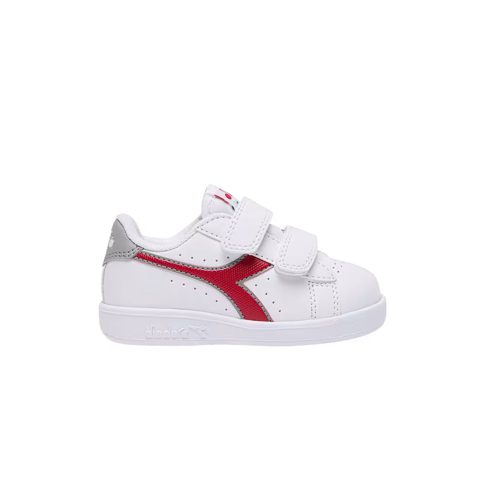 Diadora Game P Toddler White Tango Red