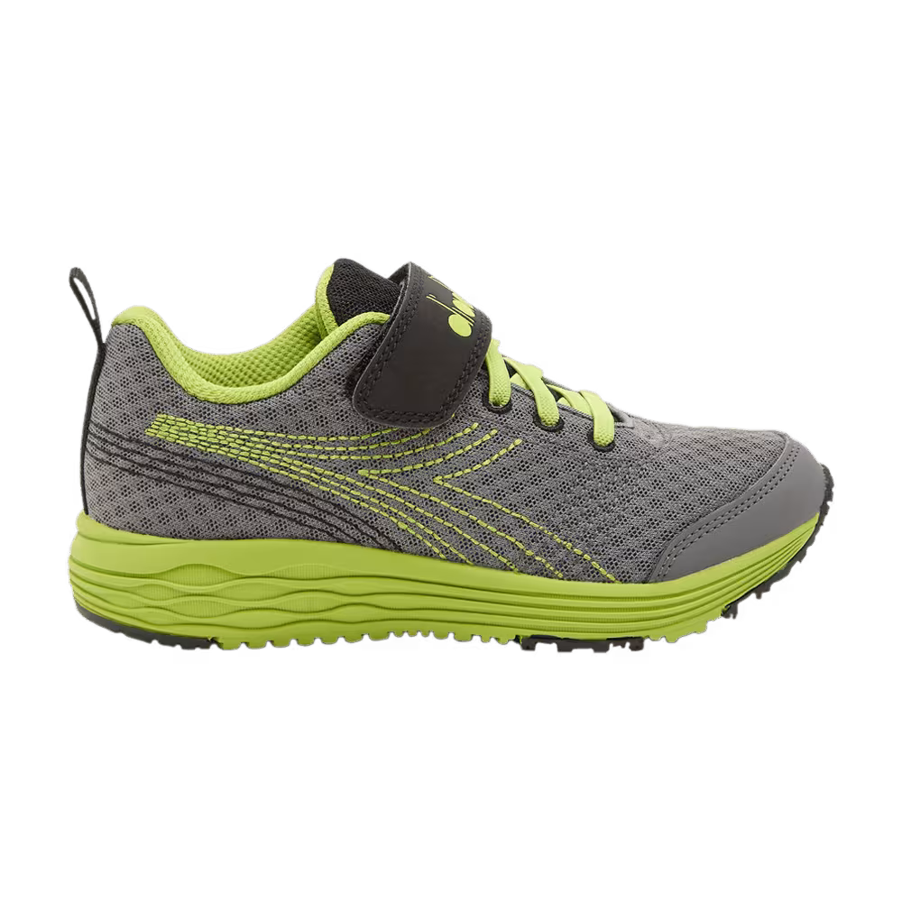 Diadora Flamingo 6 Kids Steel Grey Lime Punch