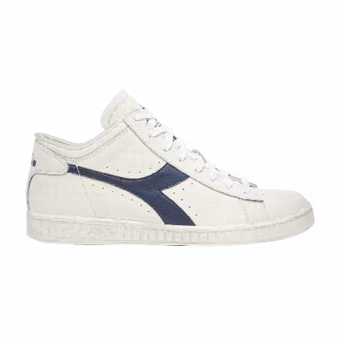 Diadora Game L Waxed Row Cut 'White Blue Caspian Sea'