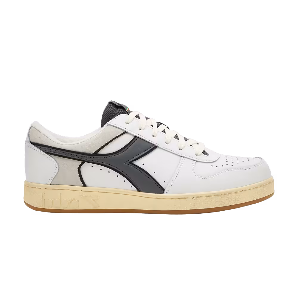 Diadora Magic Basket Low Icona White Steel Grey