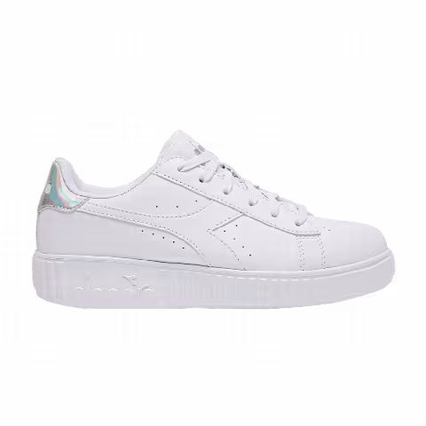 Diadora Game Step Big Kid 'White Silver'